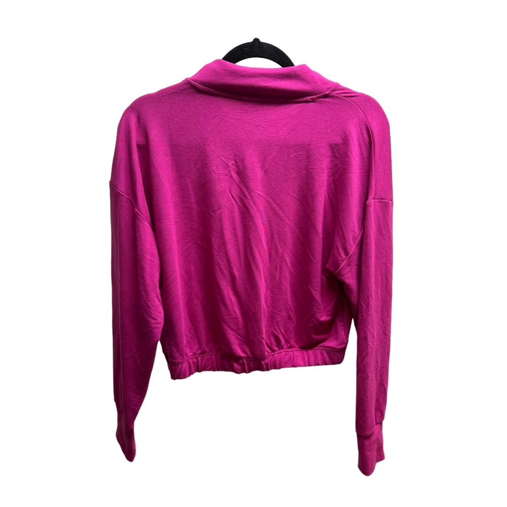 GYMSHARK | Size Large Crop Sweatshirt / QuarterZip | Pink | Excellent Condition! - Picture 2 of 5